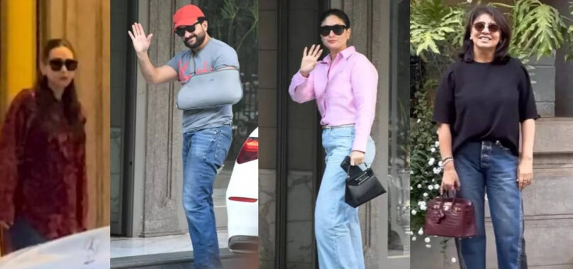 Saif, Kareena, Neetu at Randhir’s b’day: WATCH