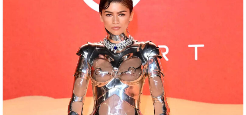 Zendaya stuns in robot suit at Dun 2 premiere