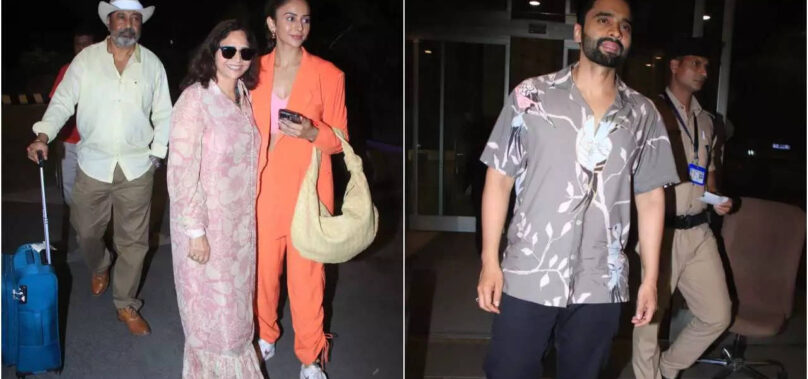 Rakul and Jackky jet off for Goa wedding