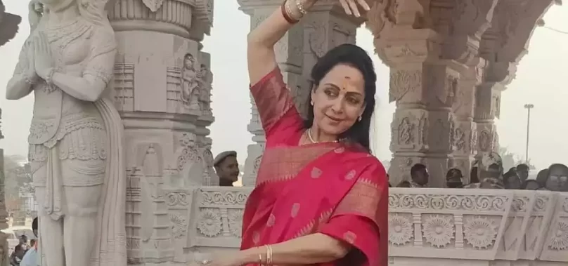 Hema performs ‘Nritya Seva’ dance at Ram Mandir