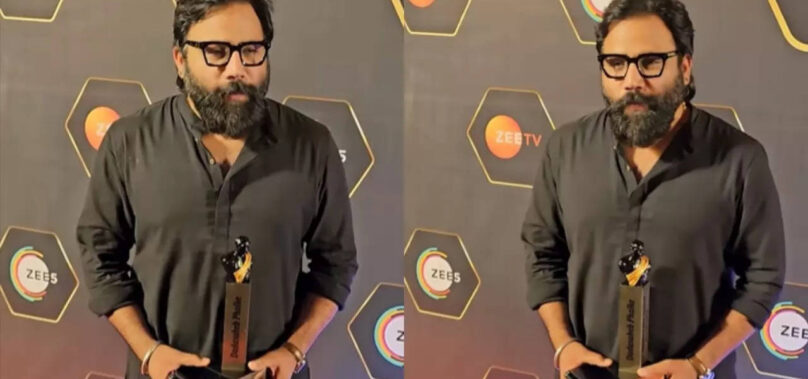 Sandeep Reddy Vanga flaunts his Best Director Award