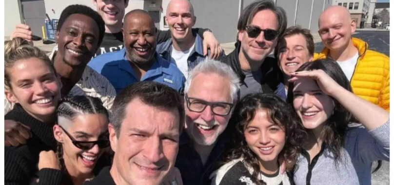 Gunn’s 1st pic from Superman: Legacy table read