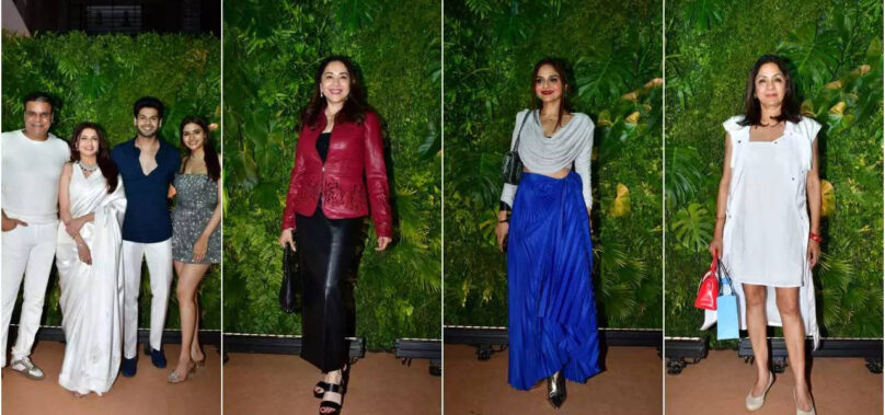 Celebs attend Bhagyashree’s 55th birthday