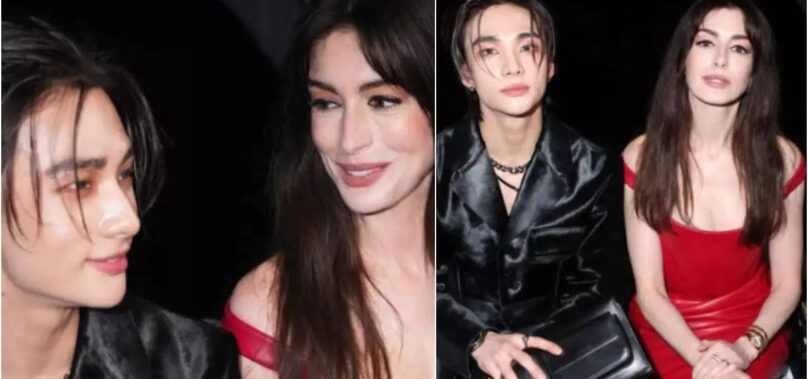 Hyunjin and Anne Hathaway snapped together!