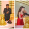 Urvashi cuts 24-carat gold cake on her 30th b’day