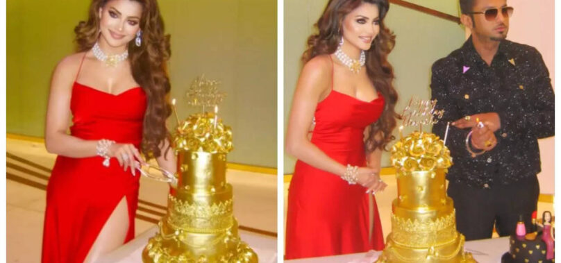 Urvashi’s gold cake cost Rs 3 CRORE? Fans react