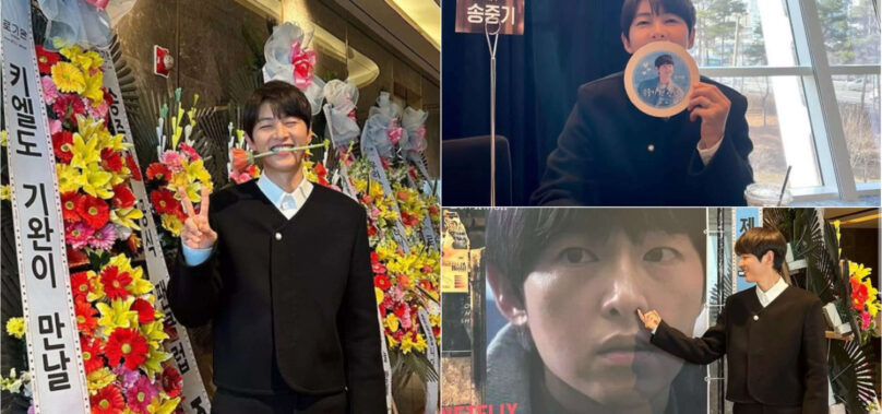 Song Joong Ki shares goofy photos