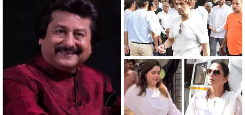 Pankaj Udhas cremated with state honours