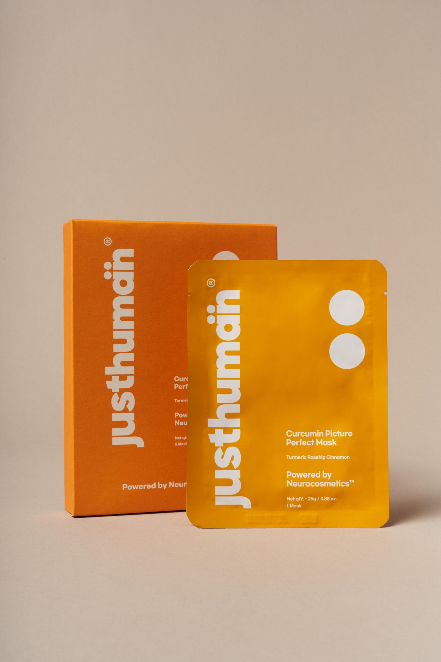 Justhuman Curcumin Picture Perfect Face Mask