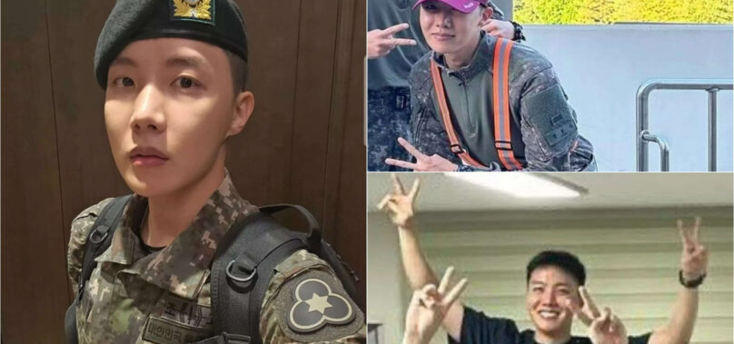 BTS’ J-Hope snapped with fellow soldiers