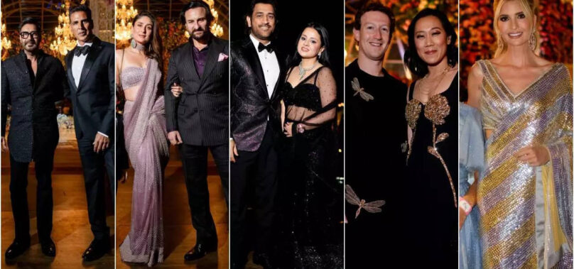 Celebs dazzle at Anant-Radhika’s pre-wedding bash