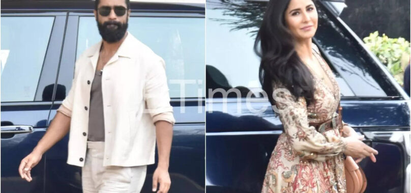 Vicky Kaushal-Katrina Kaif jet off to Jamnagar