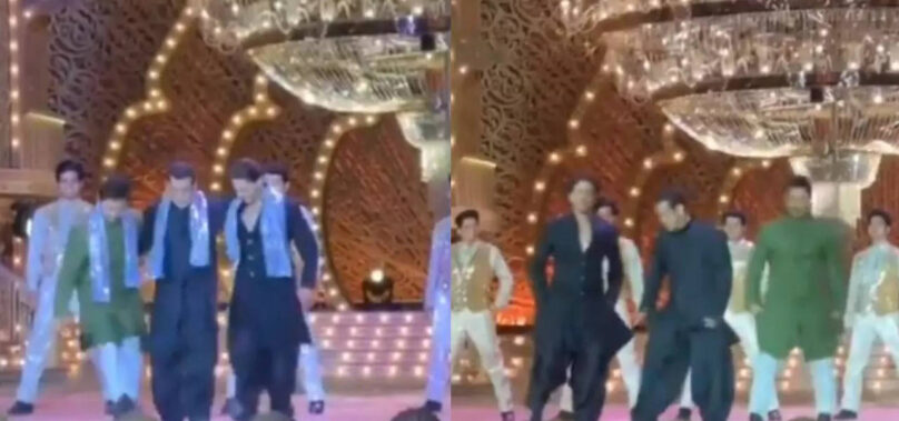 SRK, Salman, Aamir dance to Naatu Naatu at Ambani bash – WATCH