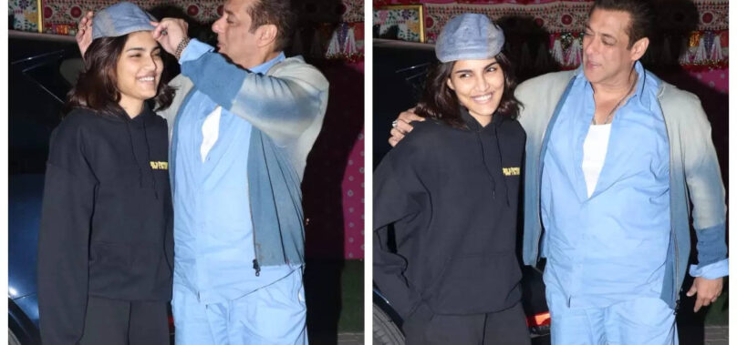 Salman gets goofy with Alizeh at airport: Pics