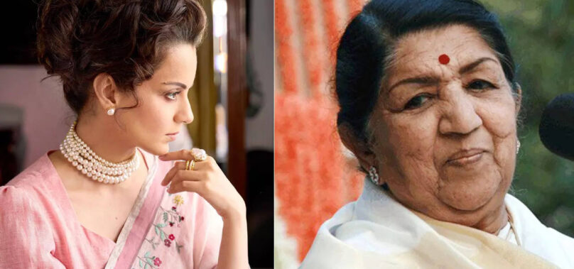 Kangana shares a post by late Lata Mangeshkar