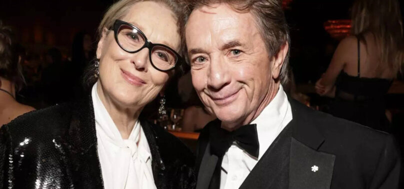 Martin admits feeling nervous opposite Meryl Streep