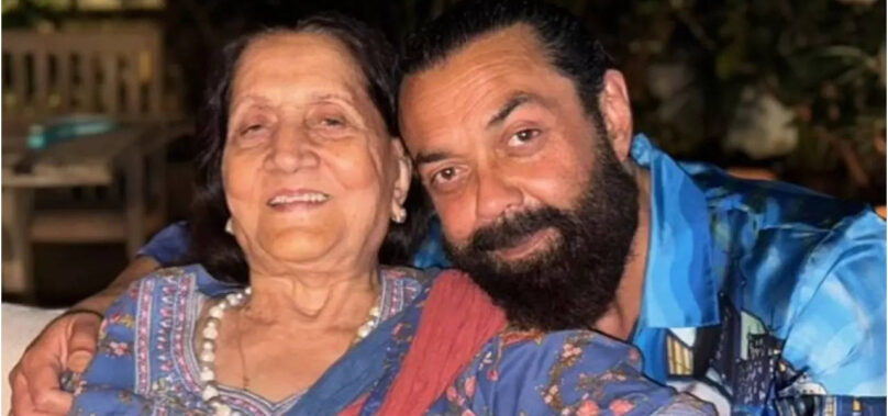 Bobby shares a photo with mother Prakash Kaur