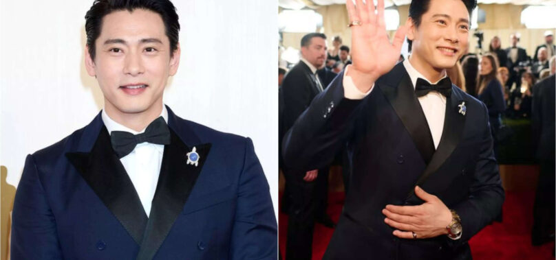 Teo Yoo graces 2024 Oscars donning turtle brooch