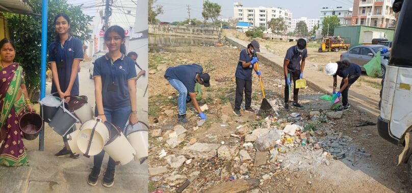 Manthan School Students are Making a Difference through their Lake Cleaning Initiative