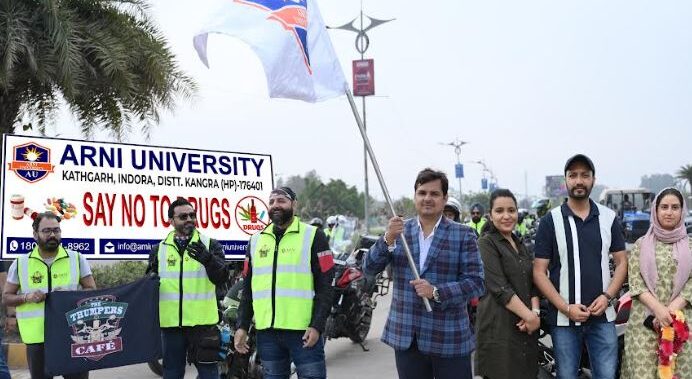 Arni University’s Two-Day Bike Rally Passes on Strong Messages – ‘Say NO to Drugs’ and Empower Women