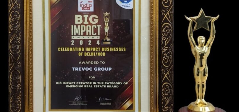 TREVOC Bags the “Emerging Real Estate Brand” Award at the “Big Impact 2024” Awards