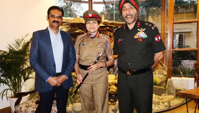 LPU’s Pro-Chancellor, Mrs. Rashmi Mittal, Conferred with Honorary Colonel Rank