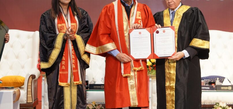 Chitkara University Honours Dr. Ajai Chowdhry with Honorary Doctorate for Technological Innovation and Philanthropy