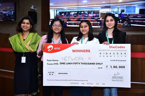 Airtel and TechGig Conclude 1st Edition of ‘She Codes’