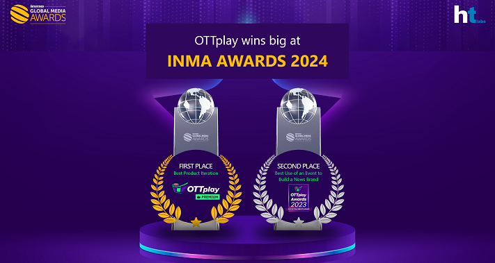 OTTplay Shines on the Global Stage, Wins Big at INMA Global Media Awards 2024