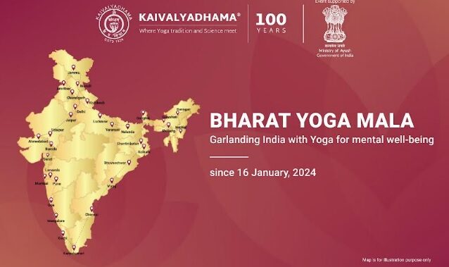 Bharat Yoga Mala by Kaivalyadhama Sweeps Across India, Garnering Massive Participation