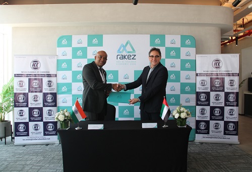 RAKEZ Inks MoU with Indian Chamber of Commerce to Boost UAE-India Economic Ties