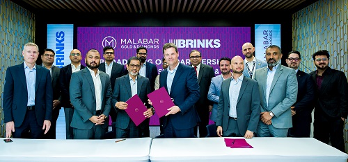 Malabar Gold & Diamonds Extends Partnership with Brink’s Inc