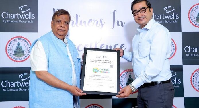 Gautam Buddha University and Compass Group India Celebrate ERC Certification by FSSAI