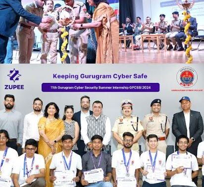 Gurugram Cyber Police and Zupee Successfully Conclude Gurugram Cyber Security Summer Internship Program (GPCSSI2024)
