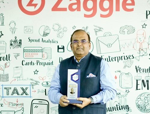 Listed FinTech Zaggle’s Founder Mr. Raj N. Wins ‘Fintech Leader of the Year Award’