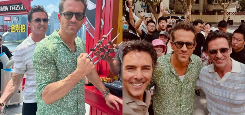 Ryan-Hugh promote Deadpool & Wolverine in Shanghai