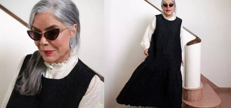 Zeenat Aman dresses up as a 70+ school girl – Pic