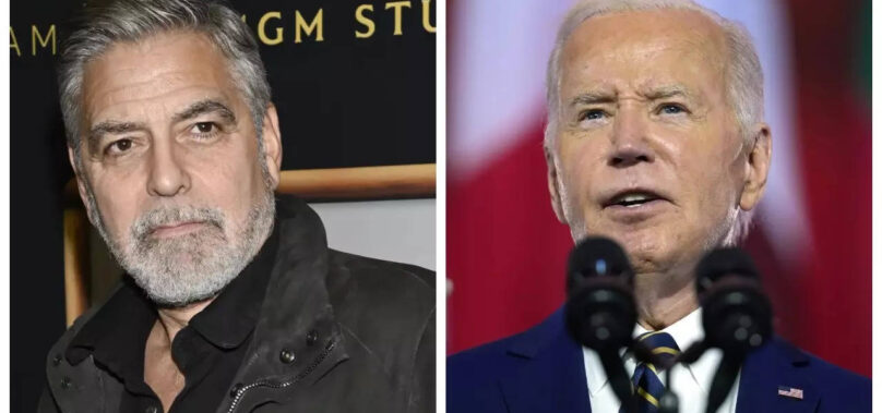 George Clooney asks Biden to end Presidential campaign