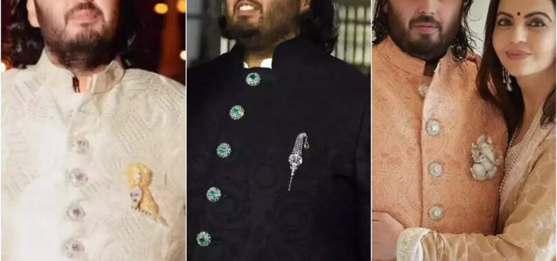 FIVE iconic brooches donned by Anant Ambani