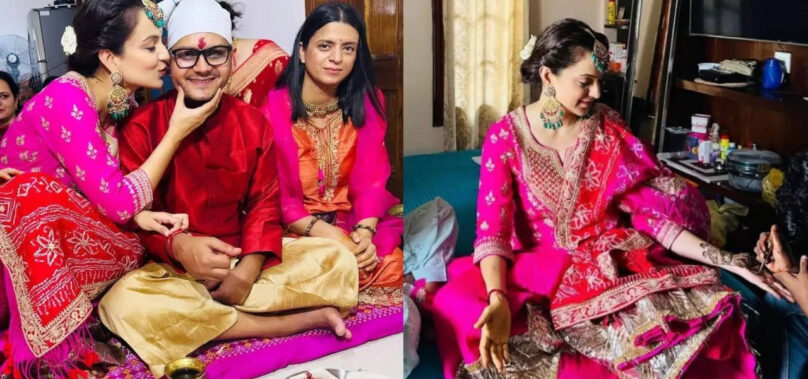 Kangana shares pics from brother’s wedding