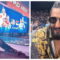 Ranveer enjoys USA vs Serbia basketball match