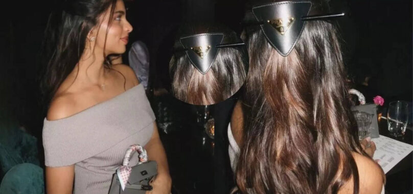 Suhana’s exquisite hair clip costs Rs 48k!