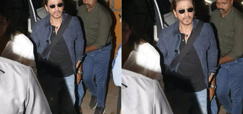 SRK makes a stylish appearance at Sid’s birthday