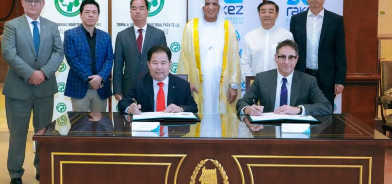 Ras Al Khaimah Ruler Witnesses Lease Signing for Set Up of Over 1M m2 Industrial Park in RAKEZ