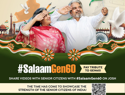 SilverStars Foundation and Josh Celebrate India’s 78th Independence Day with #SalaamGen60 Campaign: A Tribute to the Nation’s Senior Citizens