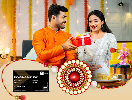 Buy Raksha Bandhan Gifts on EMI with Bajaj Finserv EMI Network Card; Apply Now on Bajaj Markets