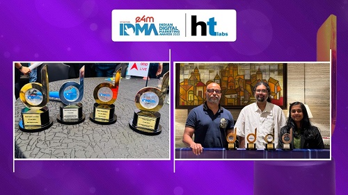 HT Labs Shines at e4m Indian Digital Marketing Awards 2024 in Mumbai, Wins 3 Gold and 1 Silver