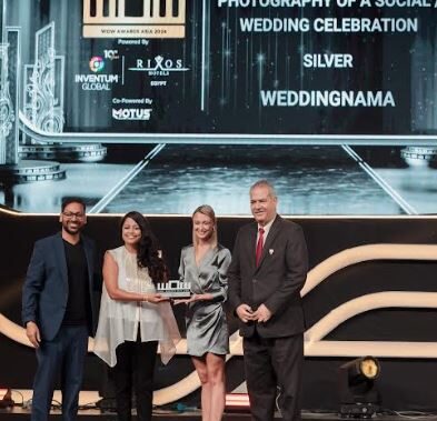 Luxury Wedding Photography Brand WeddingNama Bags Gold and Silver Trophy at WOW Awards 2024