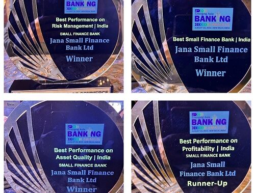 Jana Small Finance Bank Sweeps 4 Awards at ICC Emerging Asia Banking Conclave