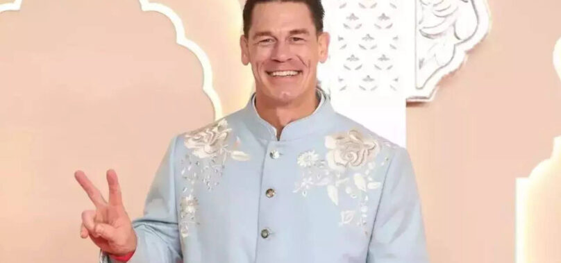 Cena raves about Indian street food at Ambani wedding